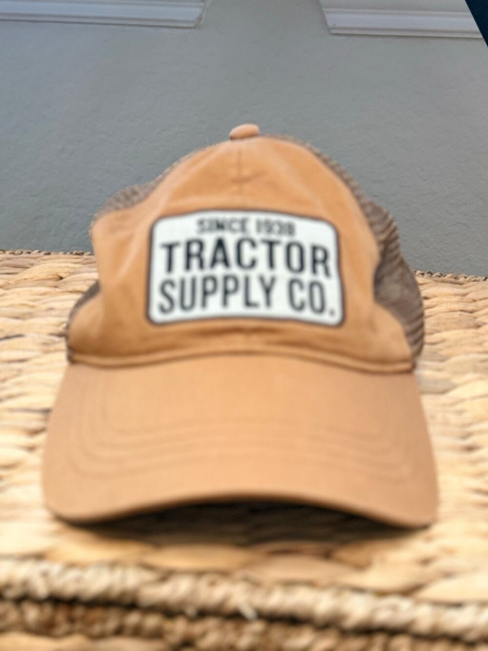 Tractor Supply Co. Since 1938 Brown Mesh Trucker Hat OSFM Snapback Cap